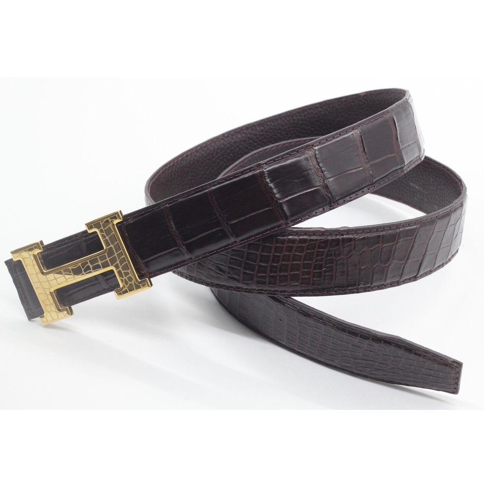Dây lưng dây nịt da cá sấu, Thắt lưng Nam da cá sấu thật Cao Cấp Kèm Mặt Khóa Xịn Sang Trọng, Sản Phẩm BH 12 Tháng