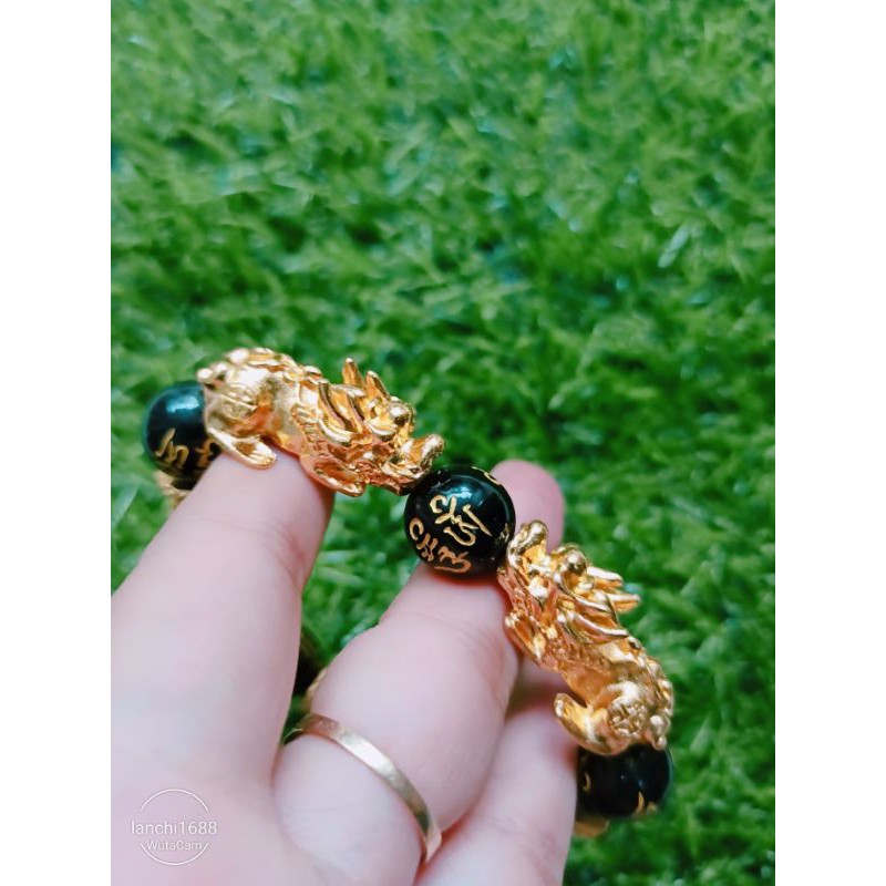 ❤Vòng Tay Phong Thủy Tỳ Hưu 12mm Hút Tài Vận, May Mắn Cho Người Đeo