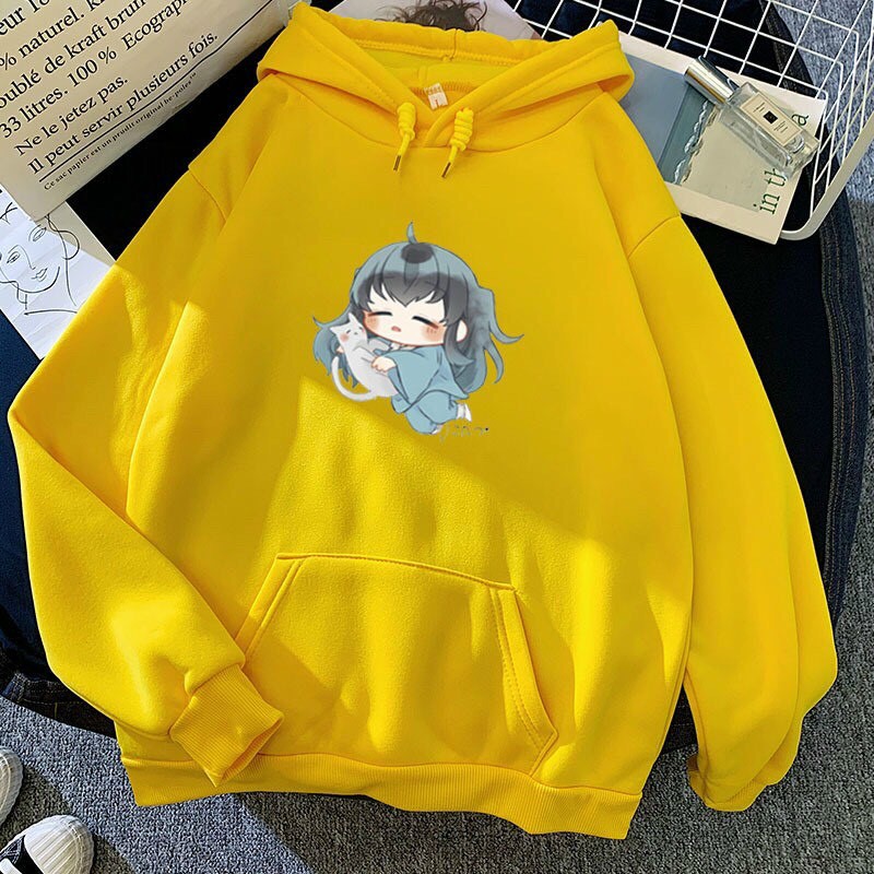 [FREESHIP]Áo Khoác HOODIE Nam Nữ CÔ BÉ THÍCH MÈO Chất Vải Dày Dặn Ấm Áp