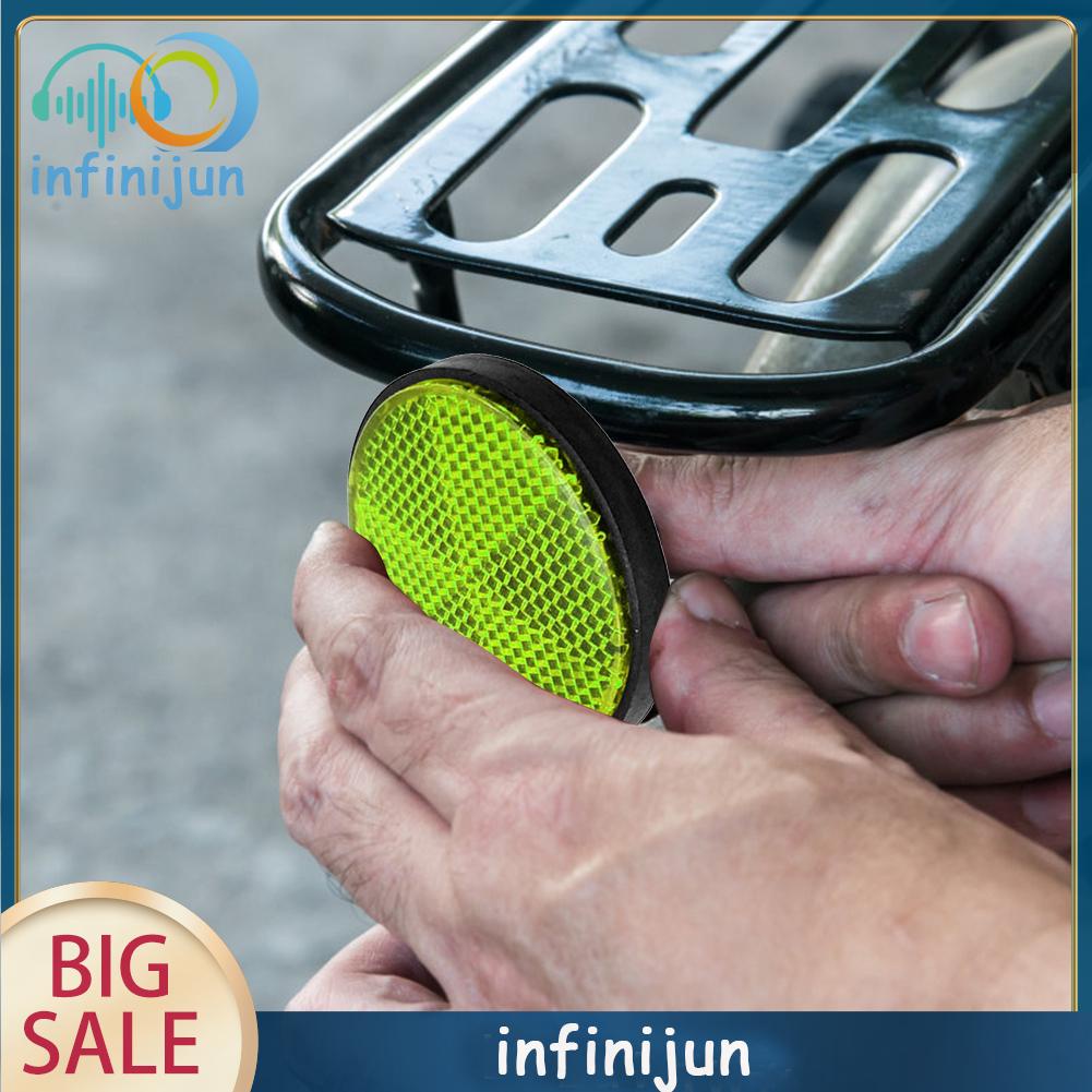 Miếng Dán Phản Quang Cảnh Báo An Toàn Bằng Nhựa Cho Xe Đạp / Xe Máy