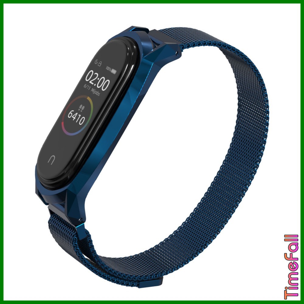 Dây đeo nam châm GT miband 4, MIBAND 3 chính hãng MIJOBS, dây đeo thay thế mi band 4, MI BAND 3 milanese loop GT(MIJOBS)