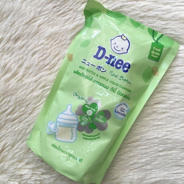 [Mã S09150920K giảm 20K đơn 0Đ] Nước rửa bình sữa dnee chai 620ml,600ml-Hàng thái lan organic an toàn cho bé