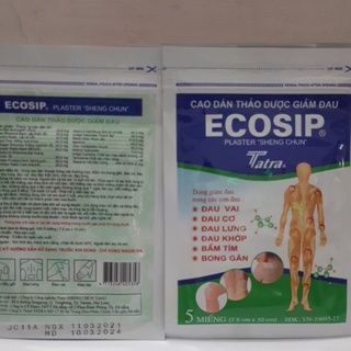 Cao dán  thảo dược Ecosip cool ( mát lạnh)
