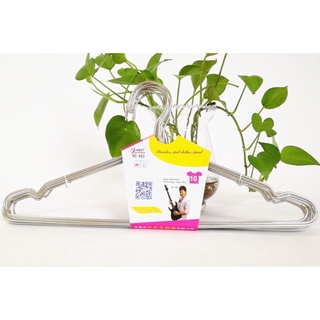 10 Móc áo nhôm siêu cứng, loại dày, lượn 2 bên, giữ đồ ko bị rơi, hàng công ty, giá tốt