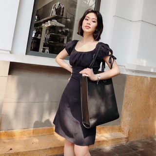 Thanh lý váy thô Gago xanh đen size S