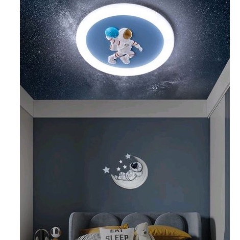 Đèn ốp trần phòng trẻ em hình phi hành gia