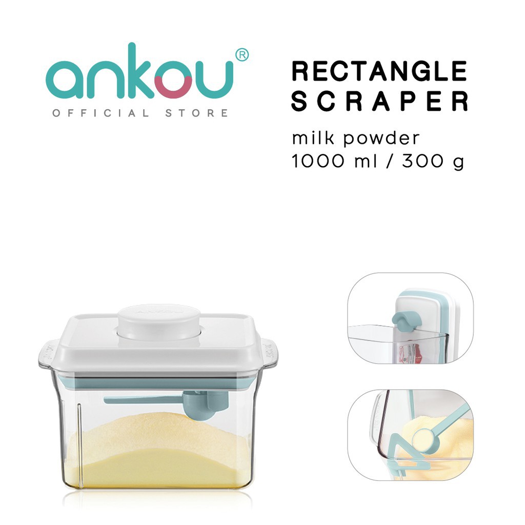 ANKOU Hộp Đựng Sữa Bột Hình Chữ Nhật 1000ml | BigBuy360 - bigbuy360.vn