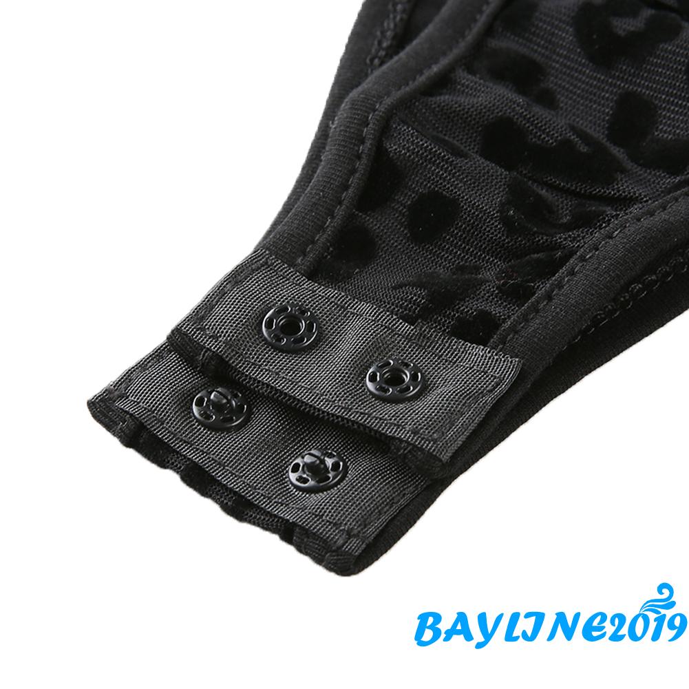 Bộ Đồ Lót Áo Liền Quần Bằng Lưới Xuyên Thấu Quyến Rũ Dành Cho Nữ