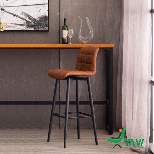 Ghế quầy bar nệm chân thép sơn tĩnh điện nhập khẩu - TH3807 | BigBuy360 - bigbuy360.vn