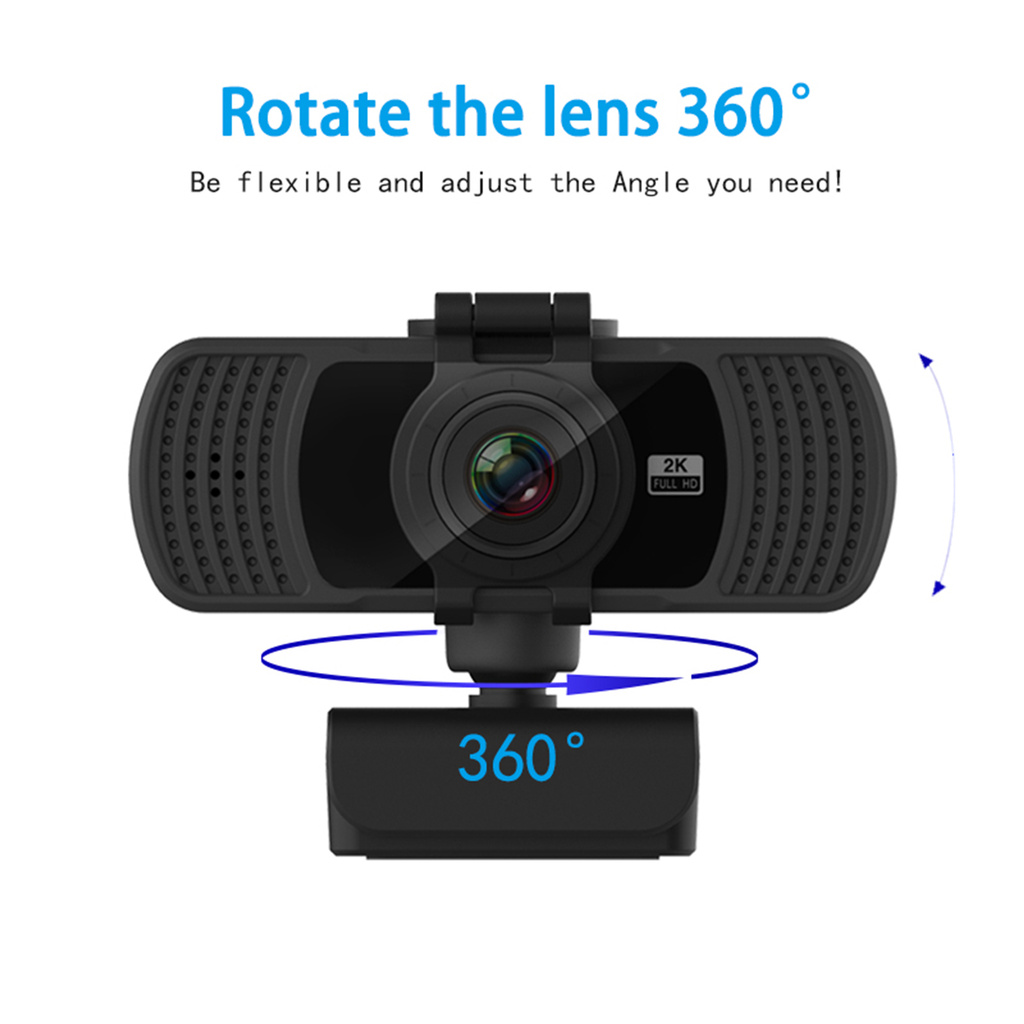 Webcam Tự Động 2k Tích Hợp Micro Usb Hd Tiện Dụng Cho Mac Laptop