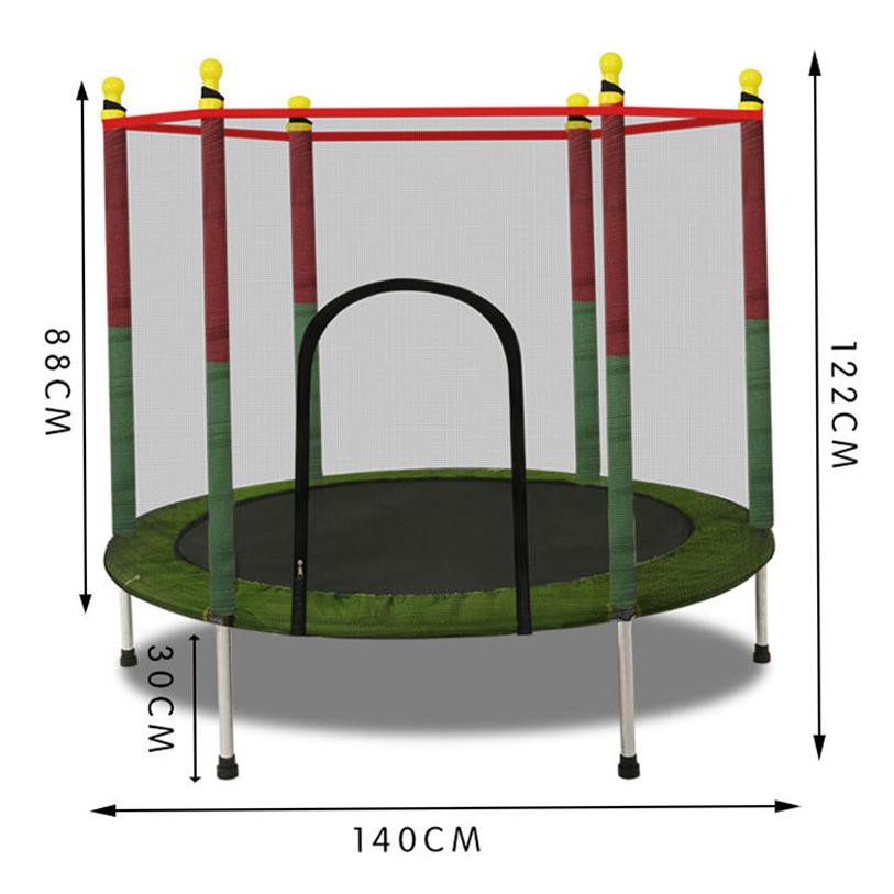 Nhà nhảy vận động cho bé yêu vui chơi Trampoline Jump (1,4x1,4m) - HanruiOffical