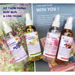 Nước Xịt thơm phòng BestLADY 100ml : Hương Sả chanh, Quế, Hoa Hồng, Hoa Ly, Coco chanel, Laevenser, Ngọc lan tây..