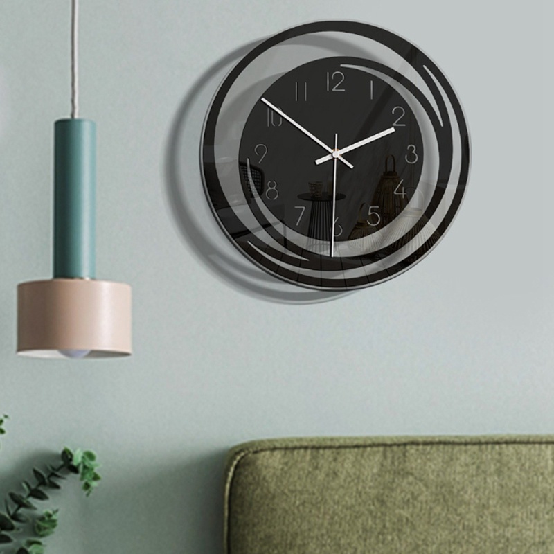 Đồng Hồ Treo Tường Bằng Acrylic Trong Suốt Thiết Kế Tối Giản Phong Cách Bắc Âu Độc Đáo Trang Trí Nhà Cửa