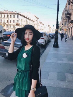 VÁY LỤA 2 TẦNG
