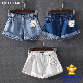 Quần short jean lật lai cho bé gái từ 40 đến 56kg