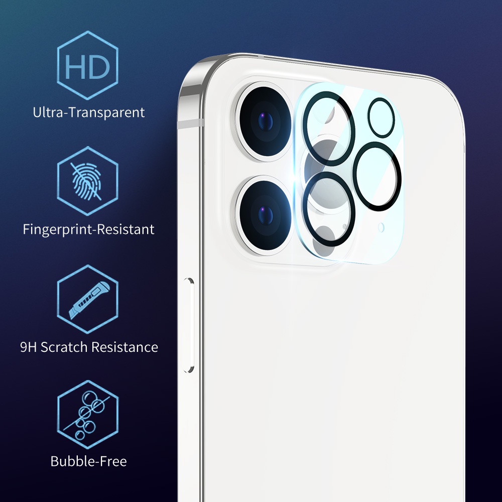 Kính Cường Lực ESR Bảo Vệ Camera Sau Cho iPhone 13 mini/13 Pro/13 Pro mxa Sự Bảo Vệ