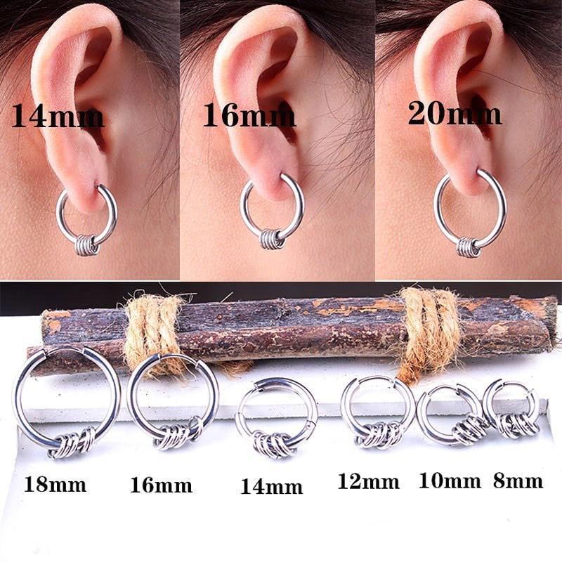 Khuyên Tai Thời Trang Bằng Thép Không Gỉ Dành Cho Cả Nam Và Nữ