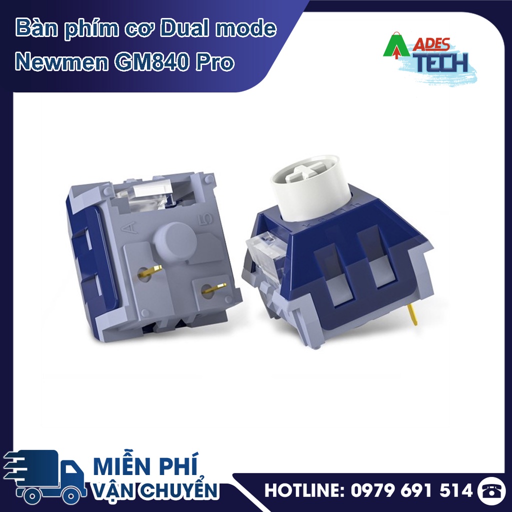 Bàn phím cơ không dây Dual mode Newmen GM840 Pro PHIÊN BẢN LONG PHỤNG SUM VẦY