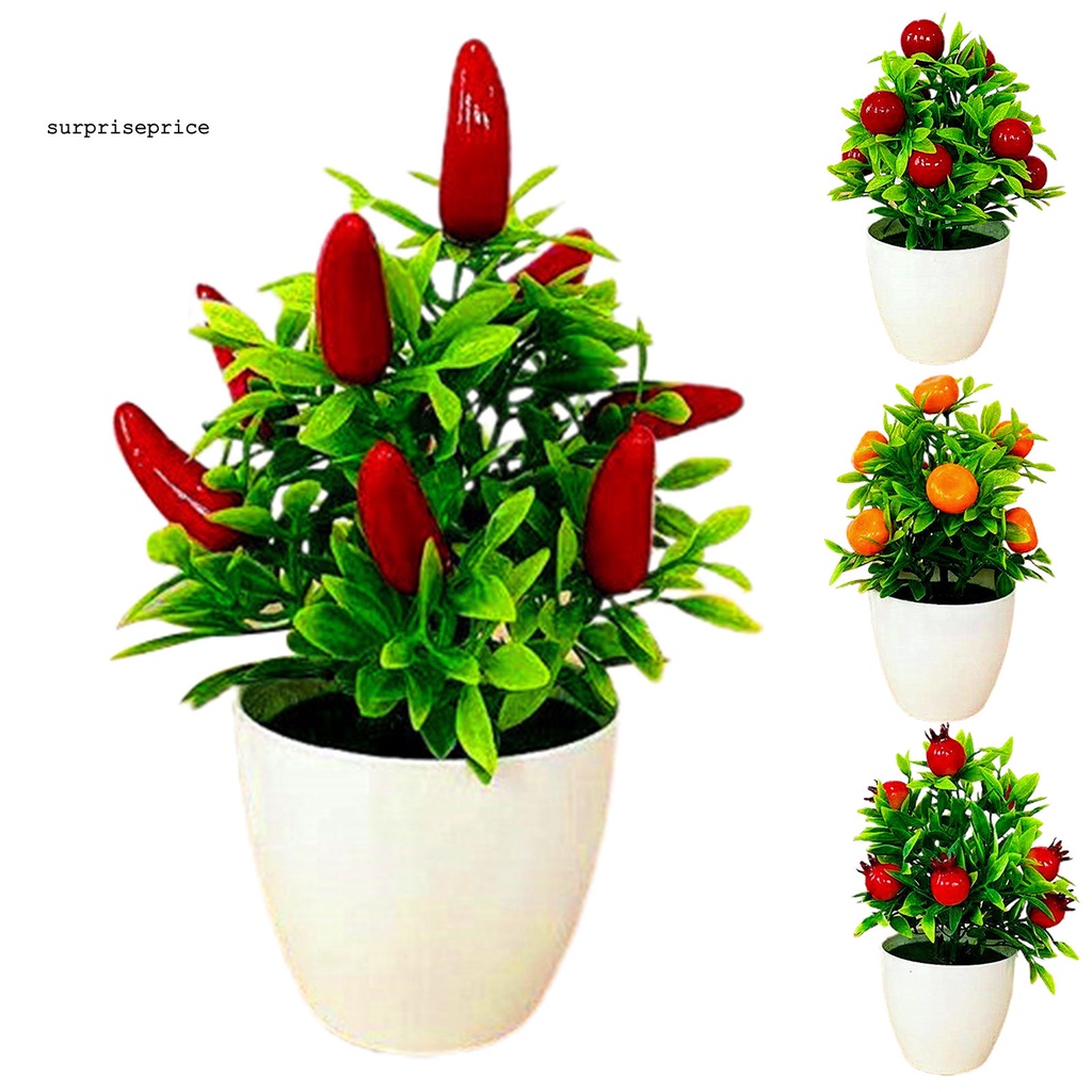 Chậu cây cảnh nhân tạo bằng nhựa dùng trang trí nhà cửa