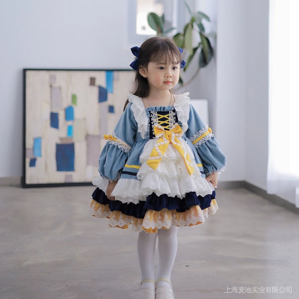 Đầm Công Chúa Một Tay Dài Thời Trang Cho Bé