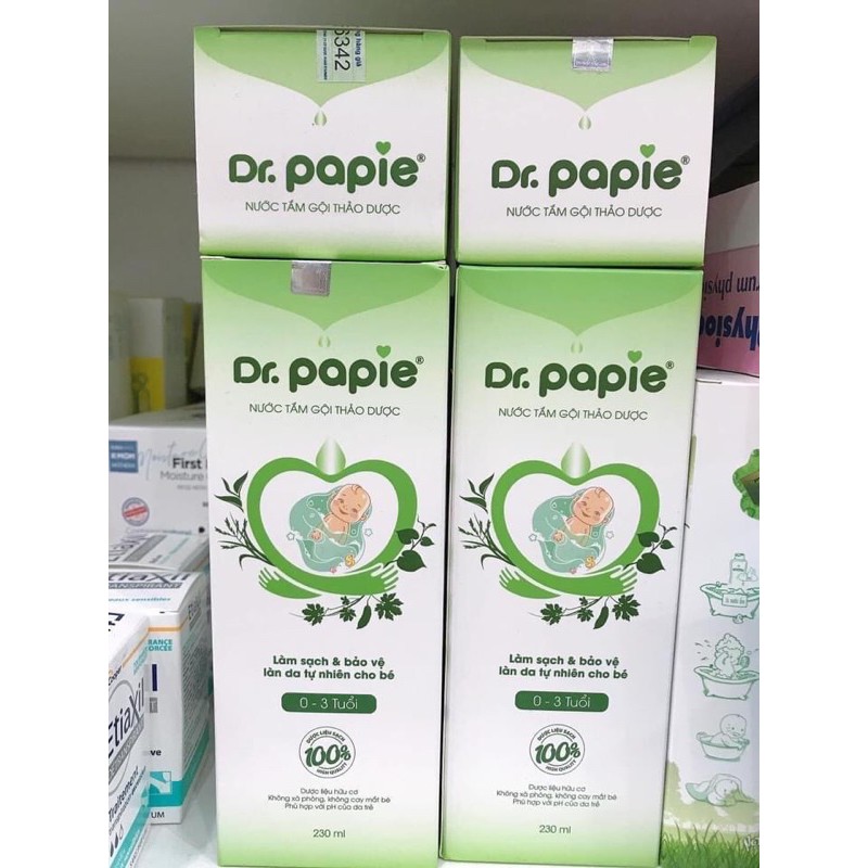 Sữa tắm Dr papie-Nước tắm gội thảo dược