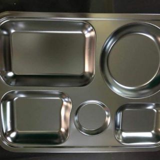 @FRESHIP 99K@ KHAY CƠM PHẦN INOX 5 NGĂN