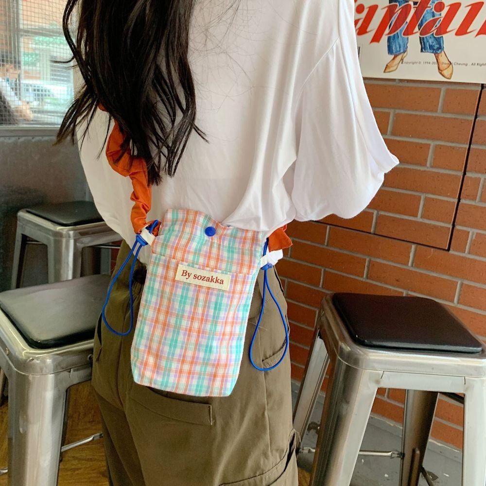 QQMALL Túi Đeo Chéo Đựng Điện Thoại Tai Nghe Son Môi Thời Thượng Cho Nữ