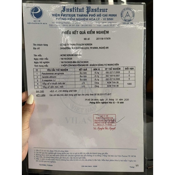 Serum giảm mụn, giảm thâm_không gây bong tróc_dị ứng mẩn ngứa, dành cho mọi loại da_da dầu mẹ bầu tặng quà