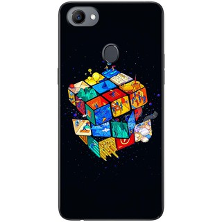 Ốp lưng Oppo F5, F7, F9 in hình Rubik