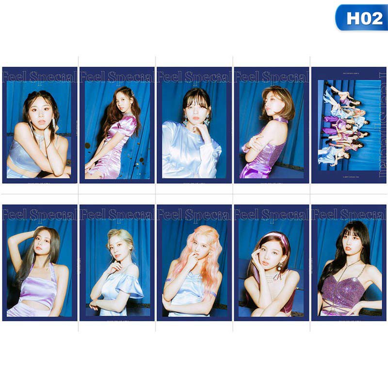 Trend TWICE: FEEL SPECIAL Full Package Poster (JYP) 8th Mini Lomo Card 10pcs