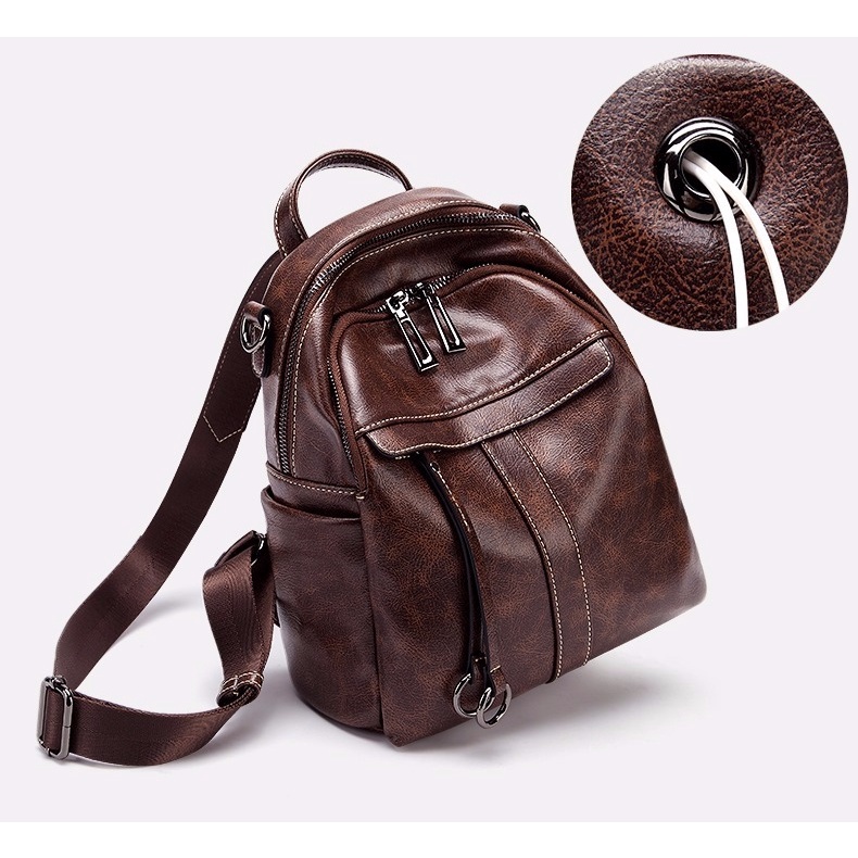 Ba Lô Da Thời Trang Phong Cách Hàn Quốc Dành Cho Nữ