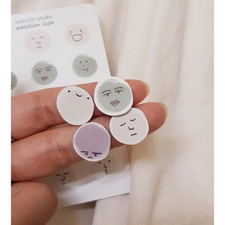 Tờ Bullet Journal/ planner sticker: emotion icon