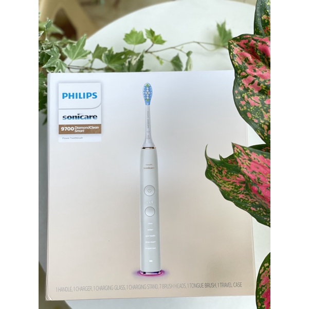 [ HÀNG MỸ] Philips Sonicare 9700 - Bàn chải đánh răng điện thông minh Philips Sonicare DiamondClean Smart 9700