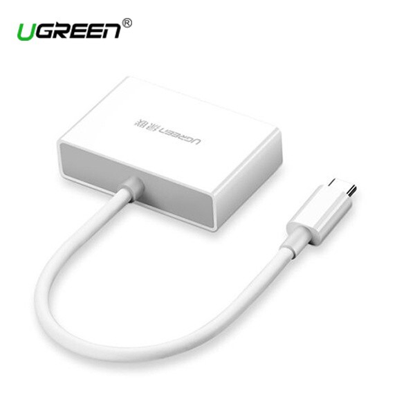 CÁP CHUYỂN USB TYPE C SANG HDMI + VGA UGREEN (30843)