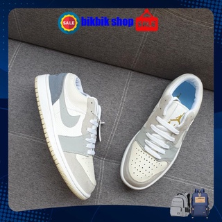 Giày JD 1 low paris màu xám xanh nam nữ, Giày sneaker JD 1 paris cổ thấp [ full bill + box ]