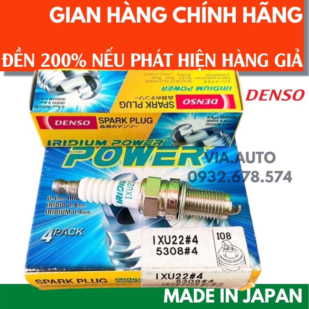 BUGI DENSO JPAN IDIRIUM IXU22 CHÍNH HÃNG