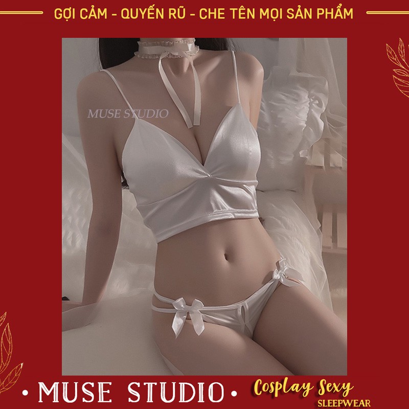 Áo Lót Sexy ✨𝑯𝑨̀𝑵𝑮 𝑪𝑨𝑶 𝑪𝑨̂́𝑷✨ Áo Lót Hai Dây Phi Bóng Gợi Cảm, Có Đệm Ngực, Vải Đẹp, Ba Nấc Tùy Chỉnh | BigBuy360 - bigbuy360.vn