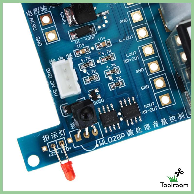 Bảng Mạch Chiết Áp Điều Khiển Âm Lượng Hồng Ngoại 9V