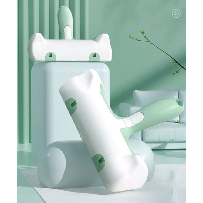 Cây lăn lông tĩnh điện hút sạch lông chó mèo trên bề mặt vải