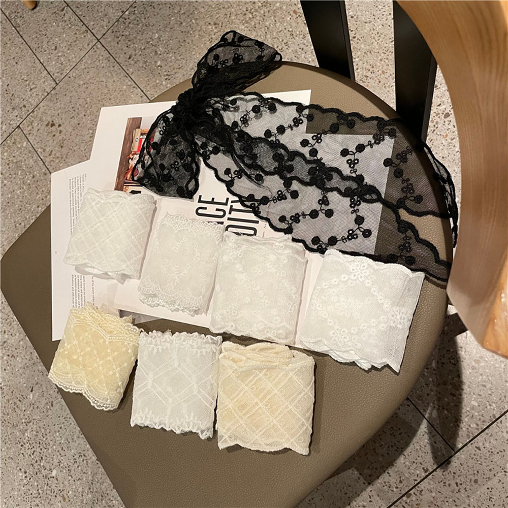 Dây Buộc Tóc Ren Hoa Thời Trang Hàn Quốc Cho Nữ