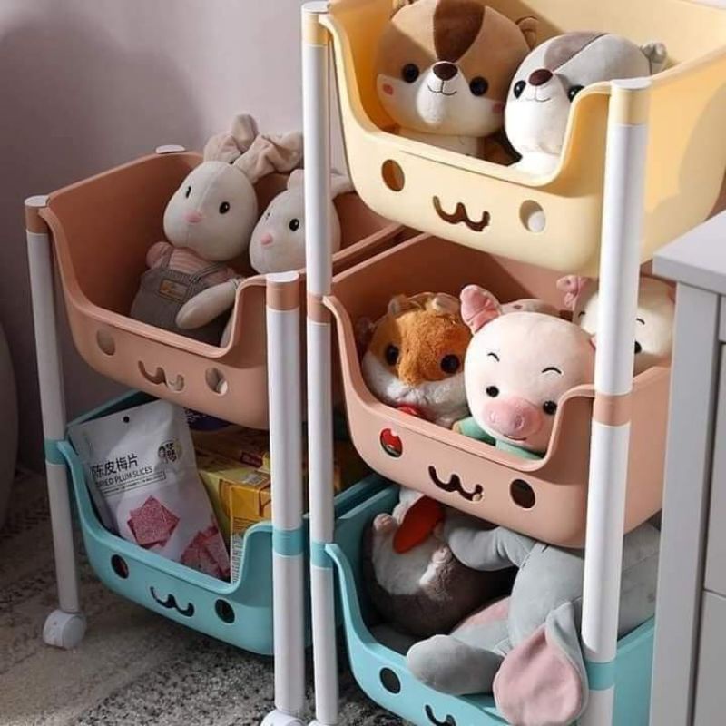 Kệ gấu hokori 2 tầng, 3 tầng siêu xinh siêu cute