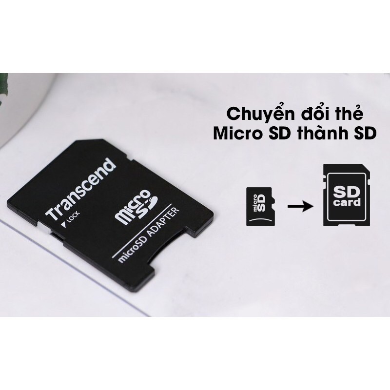 Adapter chuyển đổi thẻ nhớ Micro SD sang thẻ SD (có thể gọi là áo thẻ)