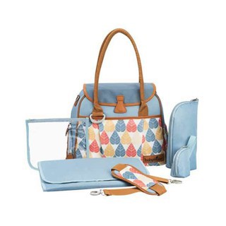 Túi đựng đồ cho mẹ và bé Babymoov Style BM01653 (Hoa xanh)