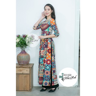 Áo dài nữ truyền thống mẫu hot nhất 2020