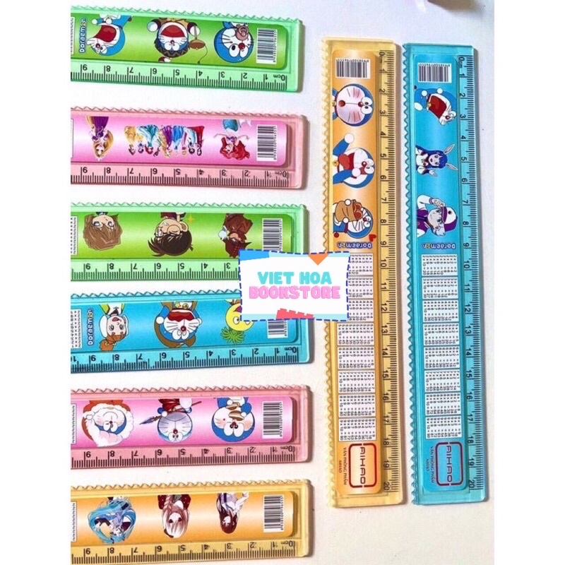 Thước kẻ Aihao có bảng cửu chương 20cm