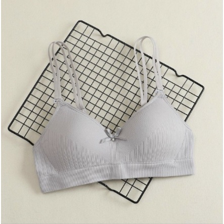 Áo Bra bralette áo lót nữ sinh không gọng Cute chất cotton mút mỏng mềm mát phom gom ngực đẹp 0309