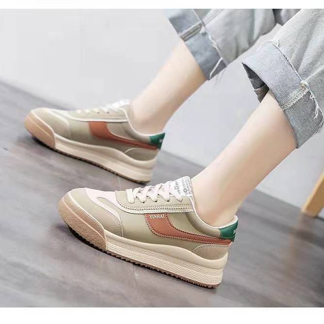 Giày Thể Thao Cột Dây Phong Cách Retro Cho Nữ