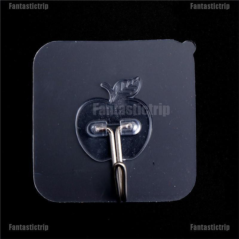 Bộ 5 Móc Treo Đồ Hình Tam Giác Có Giác Hút Mạnh Gắn Tường Tiện Dụng