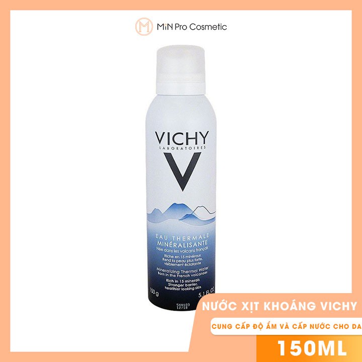 Nước xịt khoáng dưỡng da Vichy Mineralizing Thermal Water 150ml