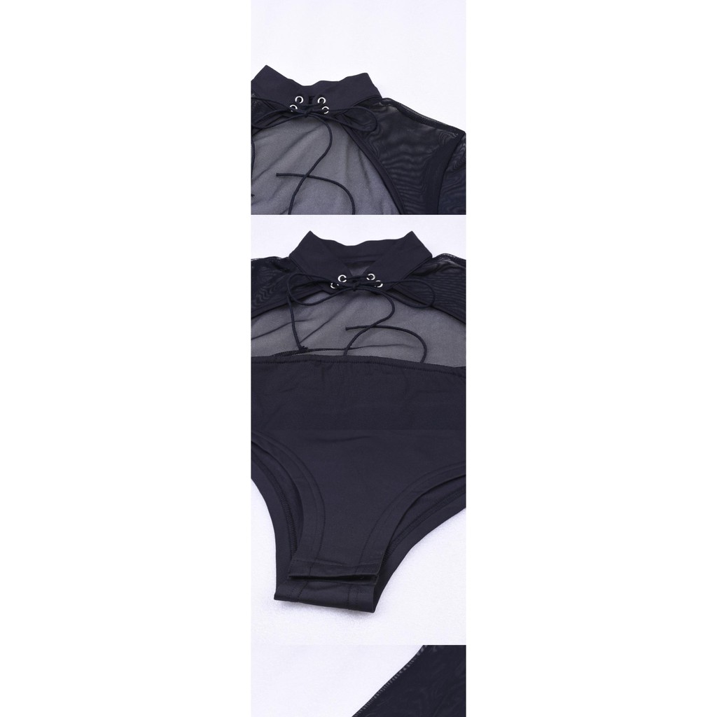 Bodysuit phối lưới cut out ngực | BigBuy360 - bigbuy360.vn